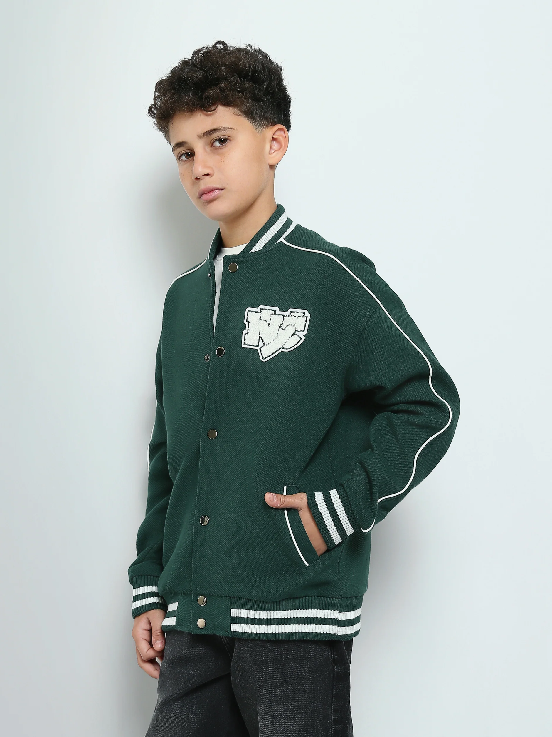 SWS26WBNS31607TB1Green-2_1880x تيشيرت أطفال زيتي فاخر - الصورة 1